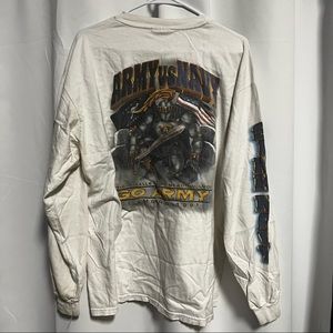 1997 ARMY VS NAVY Long Sleeve Shirt, XL 12th man lives on beat NAVY Football